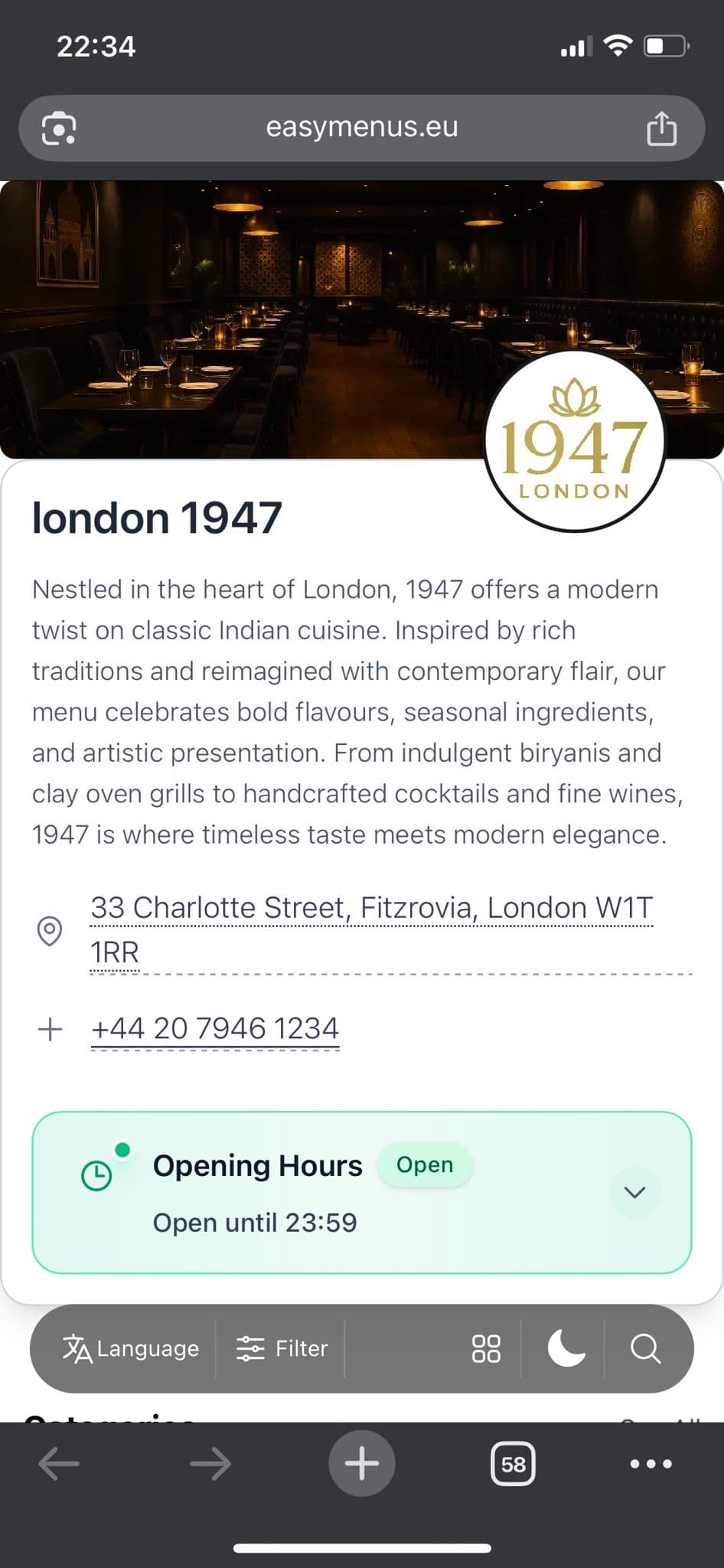 القوائم متعددة اللغات للسياح والزوّار الدوليين