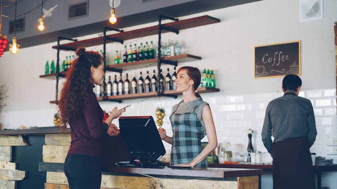 Restaurant manager comparing vendor support and data ownership details