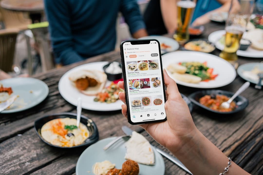 Restaurant manager reviewing delivery settings for direct online ordering